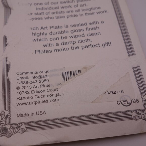 Art Plates Switchplate Single-Gang Switch Plate feat Edvard Munch's The Scream - Picture 11 of 16